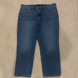 J. Crew Factory Womens Essential Straight Jeans 32